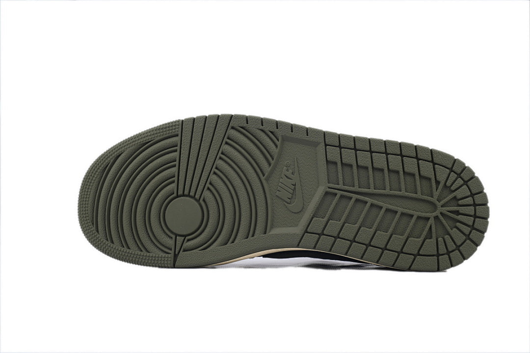 Air Jordan 1 Low OG WMNS “Olive”Black Green Olive Basketball Sneakers Black Green