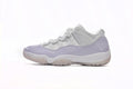 Air Jordan 11 Retro Low Pure Violet Basketball Sneakers Light Purple