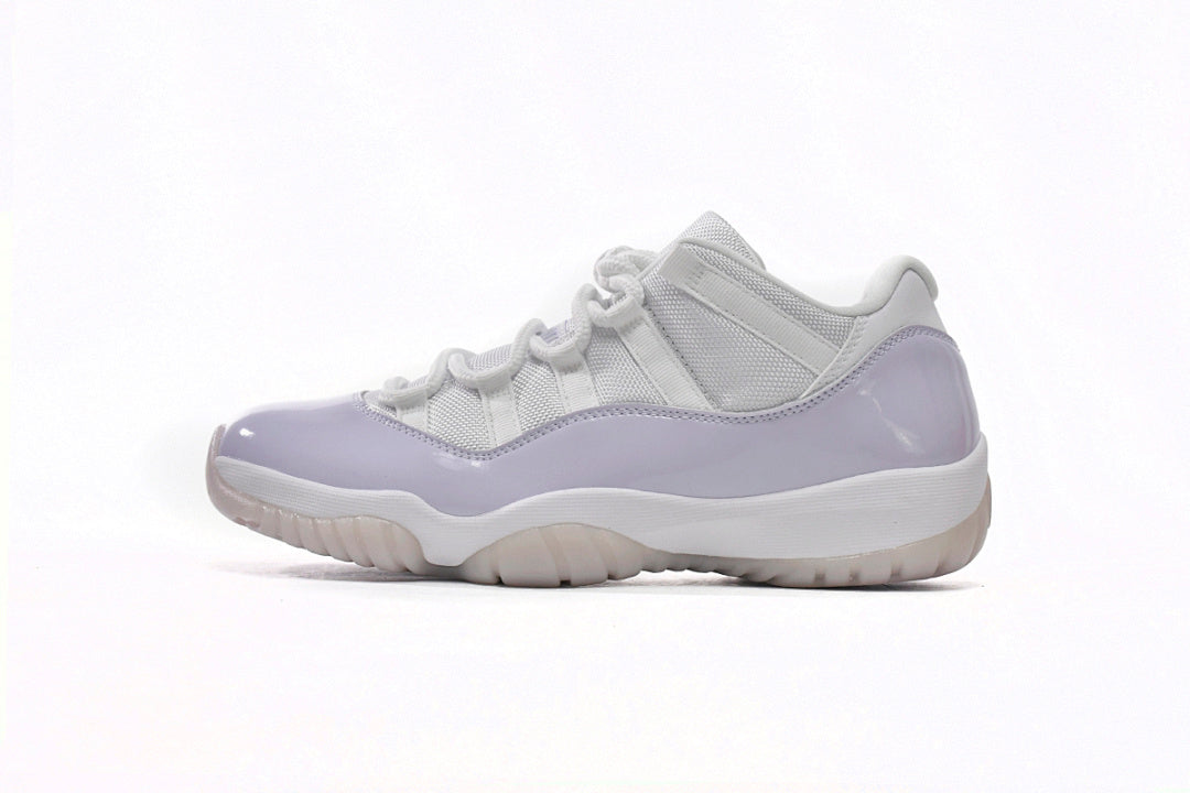 Air Jordan 11 Retro Low Pure Violet Basketball Sneakers Light Purple