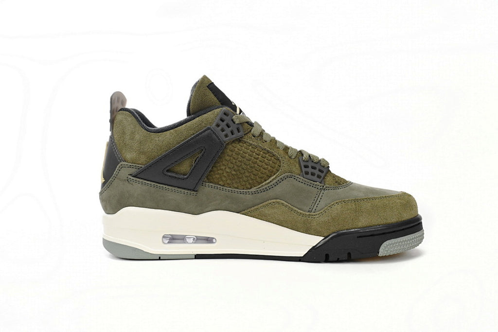 Air Jordan 4 Retro Craft “Olive” Basketball Shoes Army Green