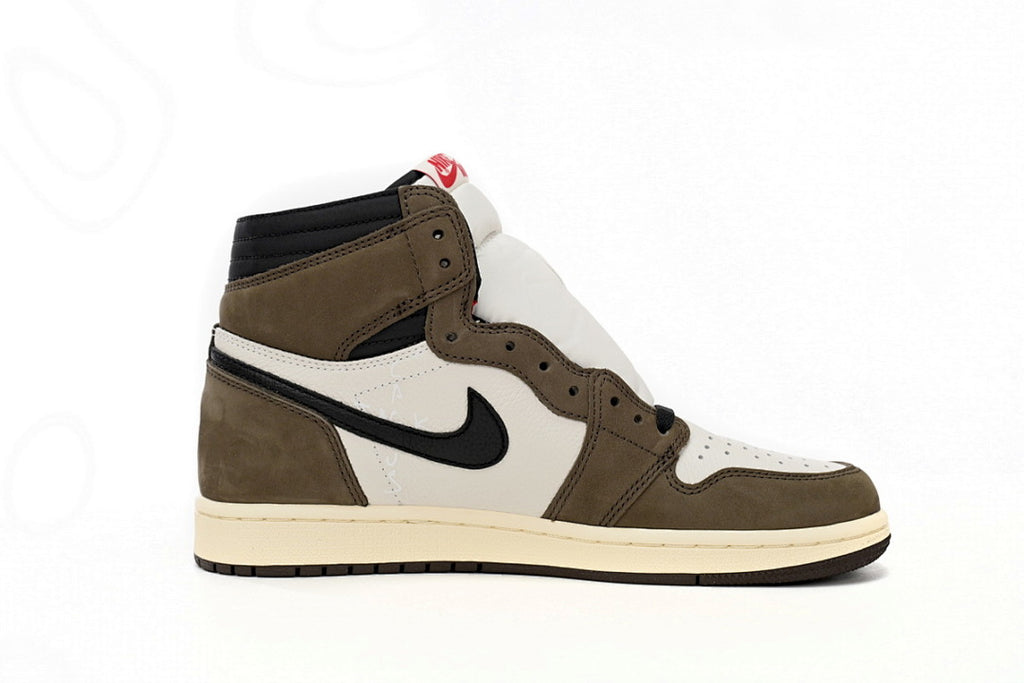 Travis Scott x Air Jordan 1 High Sneakers Black Brown