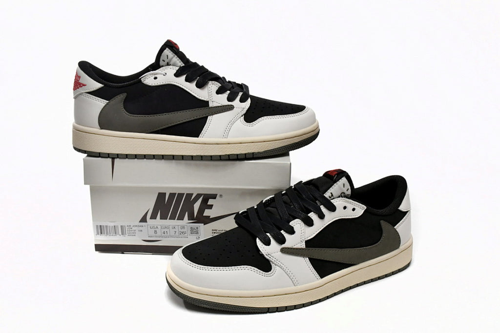 Travis Scott x Air Jordan 1 Low OG Olive Sneakers