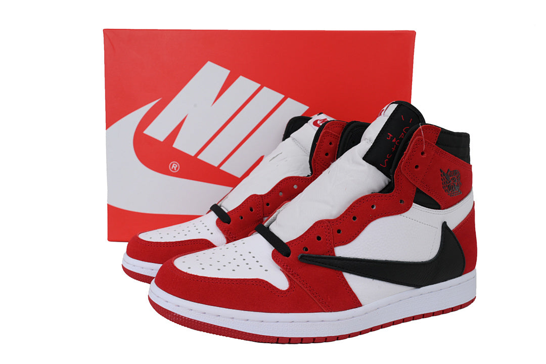Zion Williamson x Air Jordan 1 Retro Low High Sneakers Red