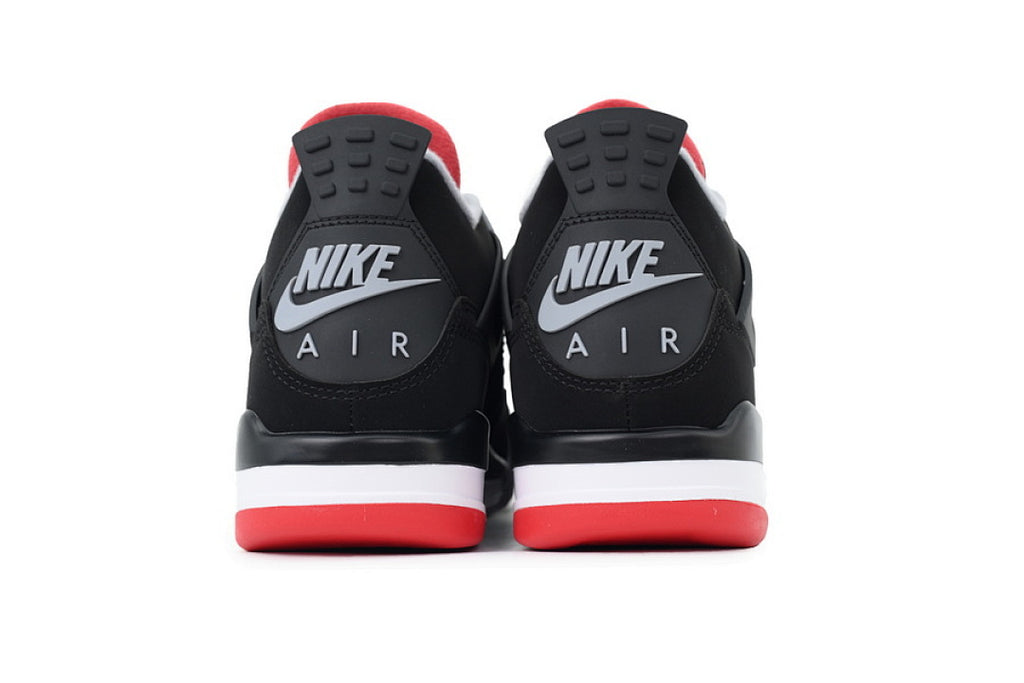 Air Jordan 4 Retro Basketball Shoes Black Red