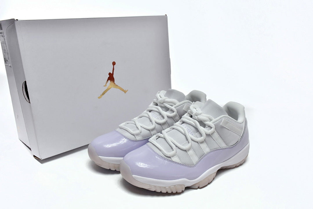 Air Jordan 11 Retro Low Pure Violet Basketball Sneakers Light Purple