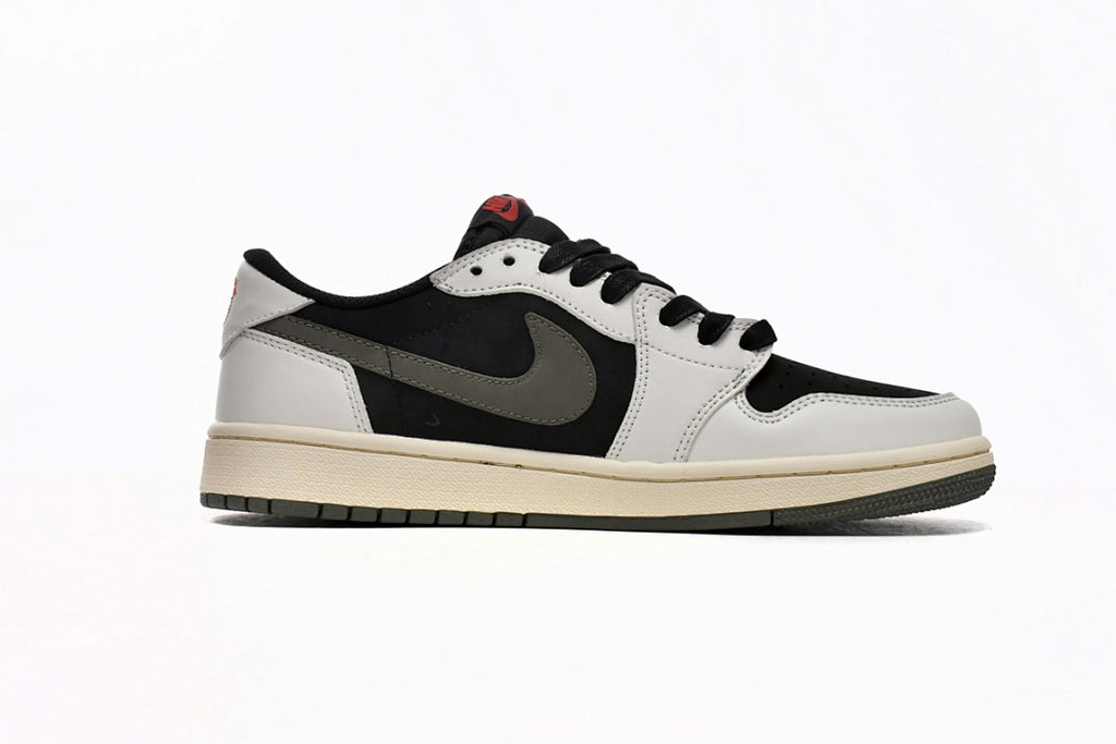 Travis Scott x Air Jordan 1 Low OG Olive Sneakers