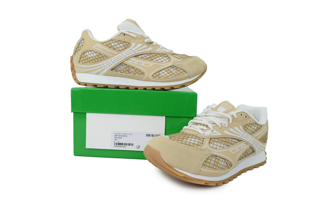 Bottega Veneta Orbit Low-Top Casual Running Shoes Beige Size 36-47