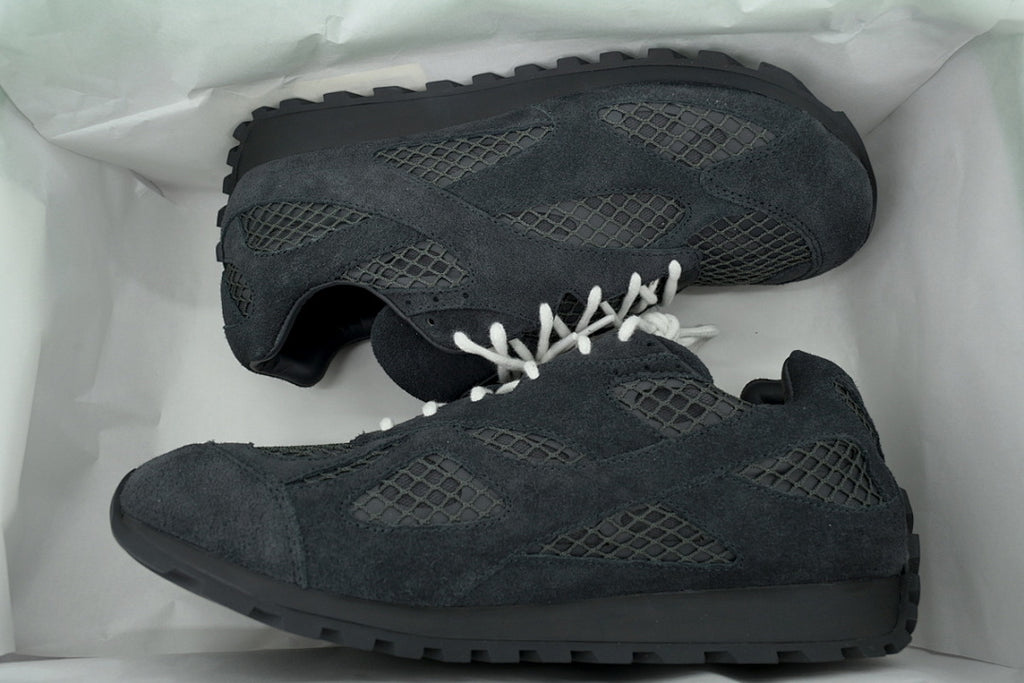 Bottega Veneta Orbit Low-Top Casual Running Shoes Suede Black Size 36-47