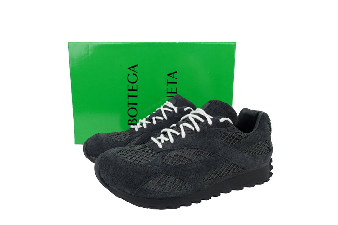 Bottega Veneta Orbit Low-Top Casual Running Shoes Suede Black Size 36-47