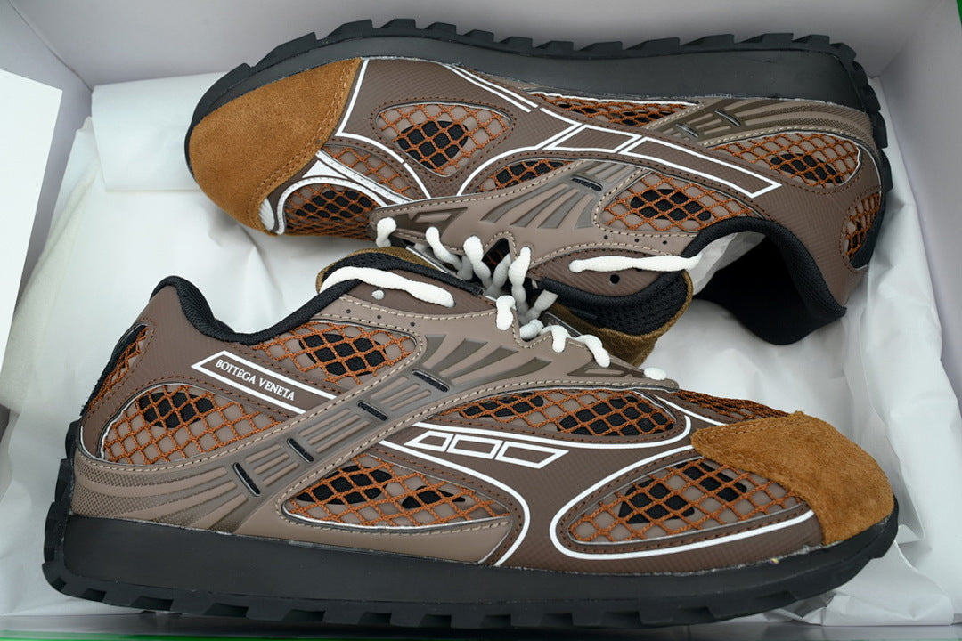 Bottega Veneta Orbit Low-Top Casual Running Shoes Brown Size 36-47