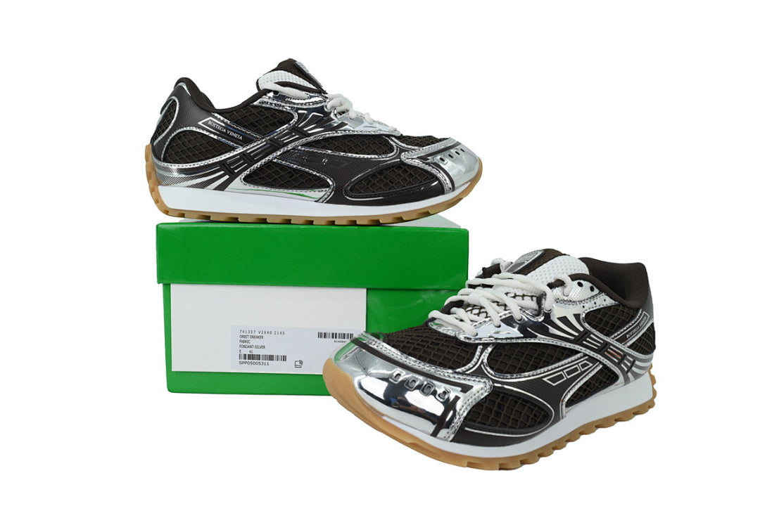 Bottega Veneta Orbit Low-Top Casual Running Shoes Brown Size 36-47