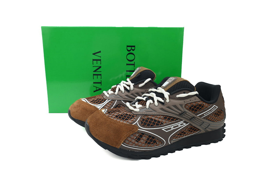 Bottega Veneta Orbit Low-Top Casual Running Shoes Brown Size 36-47