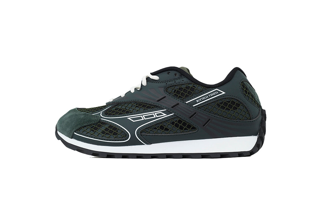 Bottega Veneta Orbit Low-Top Casual Running Shoes Dark Green Size 36-47
