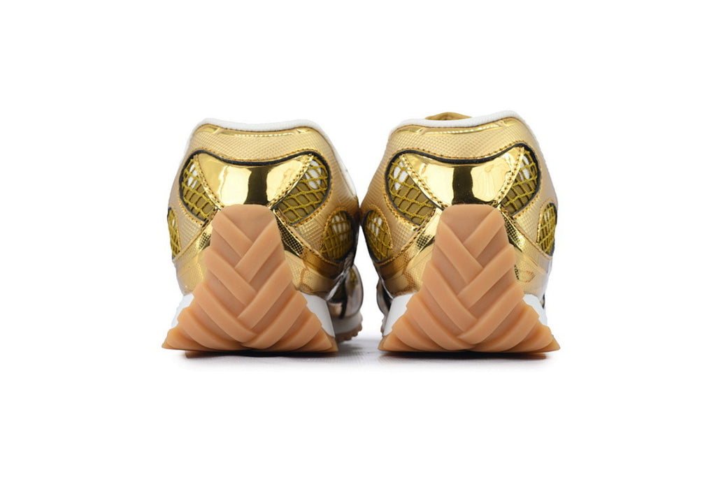 Bottega Veneta Orbit Low-Top Casual Running Shoes Gold Size 36-47