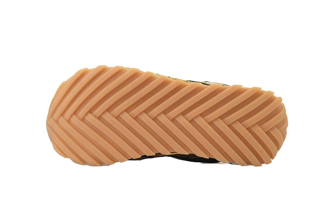 Bottega Veneta Orbit Low-Top Casual Running Shoes Gold Size 36-47
