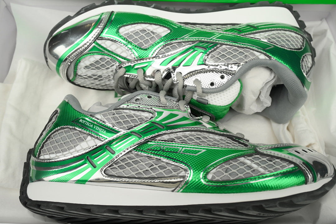 Bottega Veneta Orbit Low-Top Casual Running Shoes Green Size 36-47