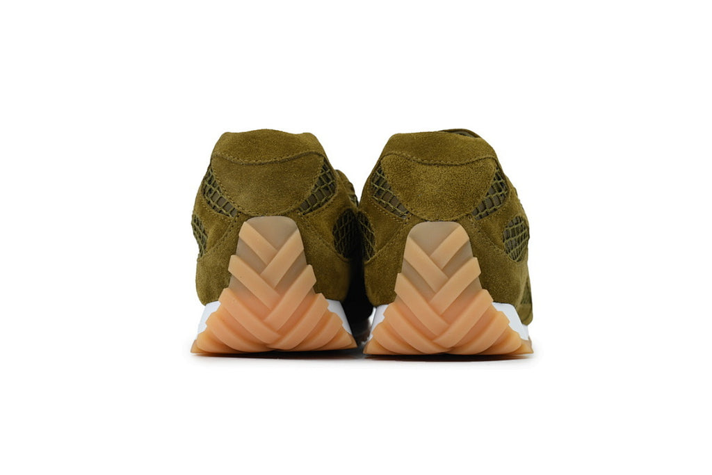 Bottega Veneta Orbit Low-Top Casual Running Shoes Suede Green Size 36-47