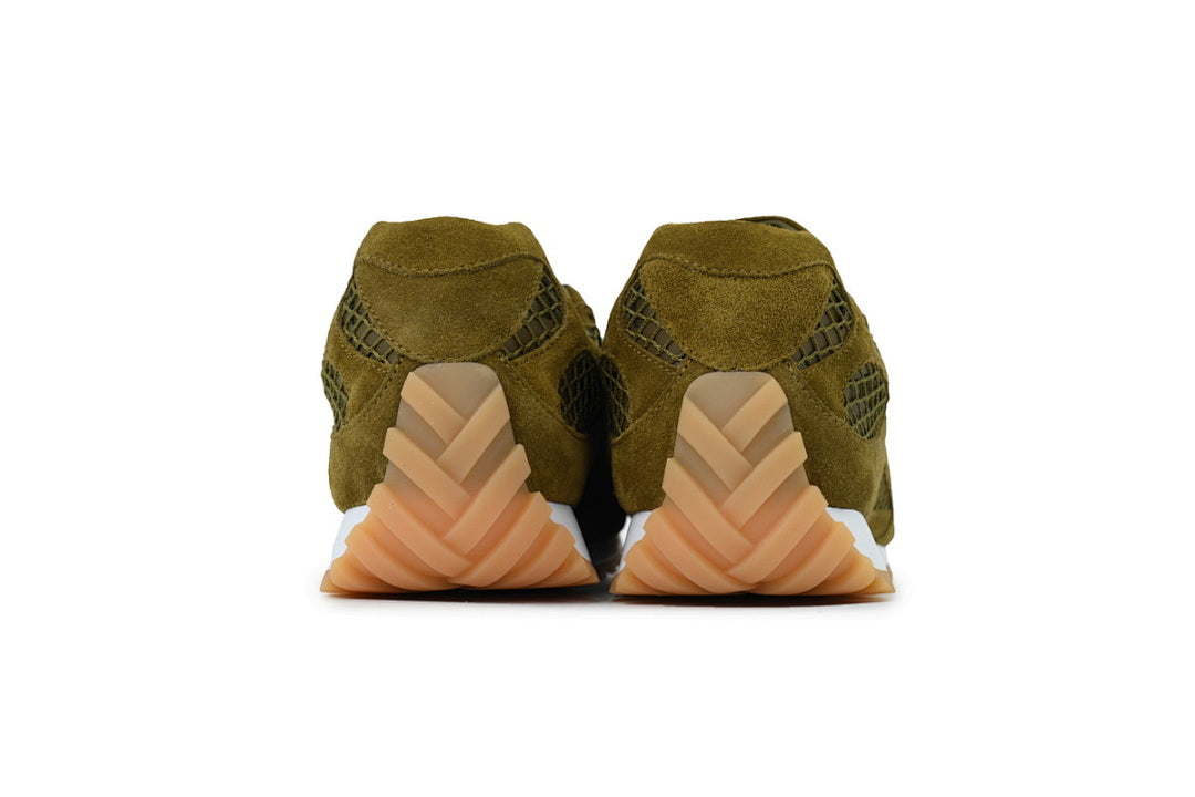 Bottega Veneta Orbit Low-Top Casual Running Shoes Suede Green Size 36-47