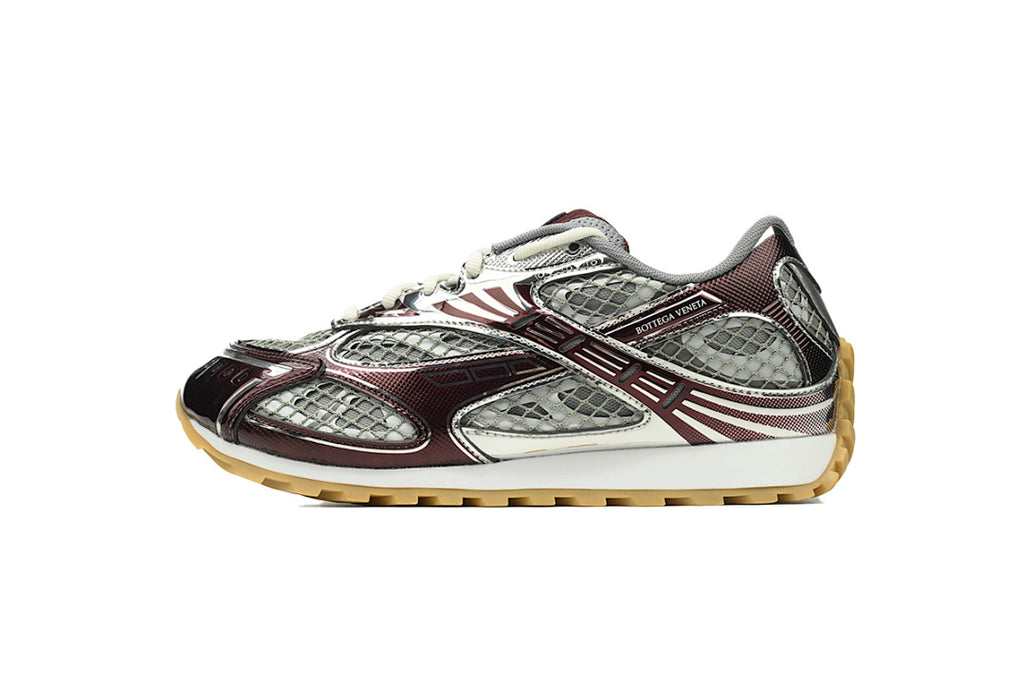Bottega Veneta Orbit Low-Top Casual Running Shoes Wine Red Size 36-47