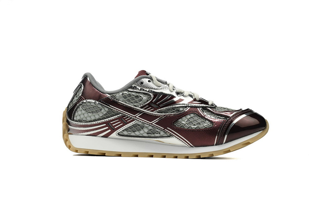 Bottega Veneta Orbit Low-Top Casual Running Shoes Wine Red Size 36-47