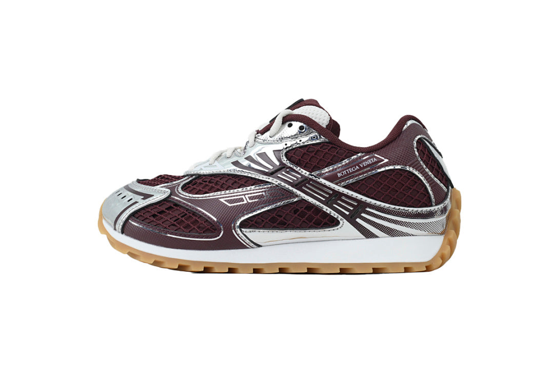 Bottega Veneta Orbit Low-Top Casual Running Shoes Wine Red Size 36-47