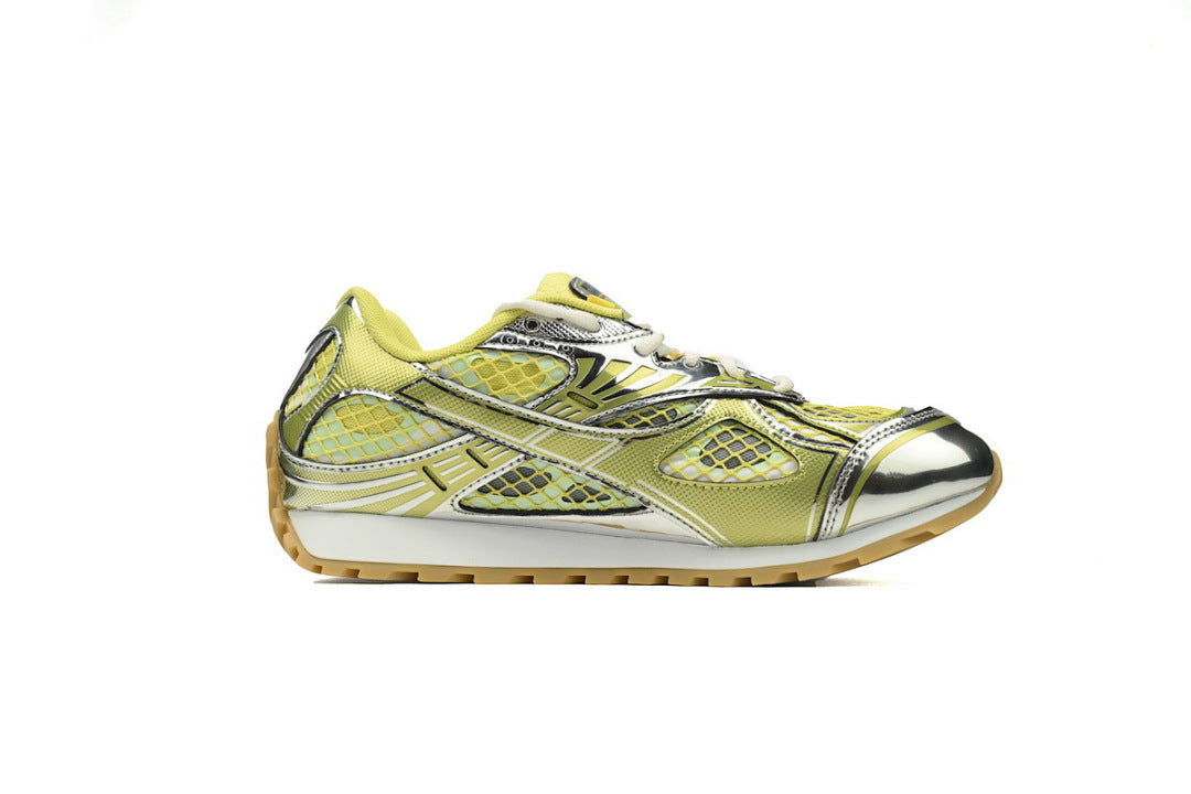 Bottega Veneta Orbit Low-Top Casual Running Shoes Yellow Size 36-47