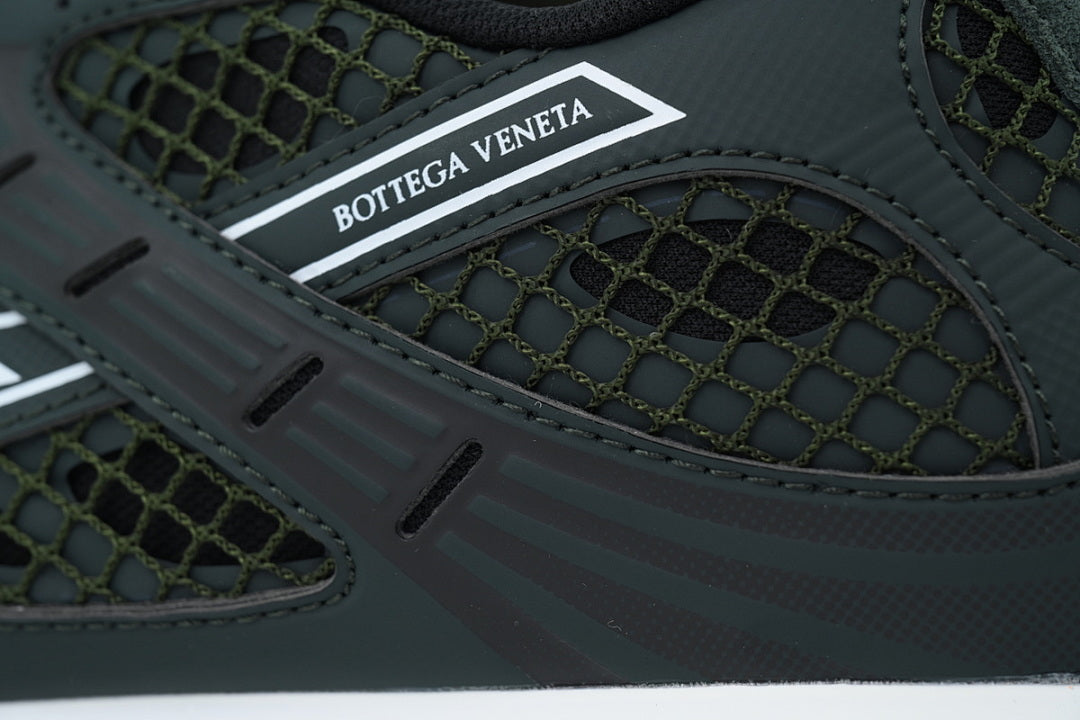 Bottega Veneta Orbit Low-Top Casual Running Shoes Dark Green Size 36-47