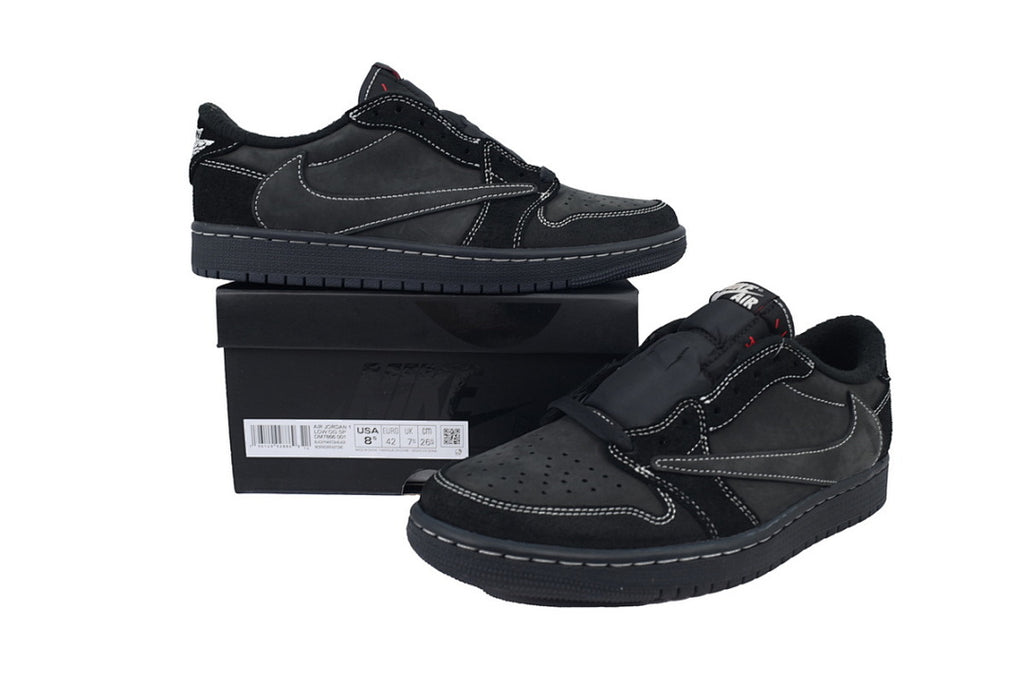 Travis Scott x Air Jordan 1 Low OG SP Black Phantom Men Basketball Shoes