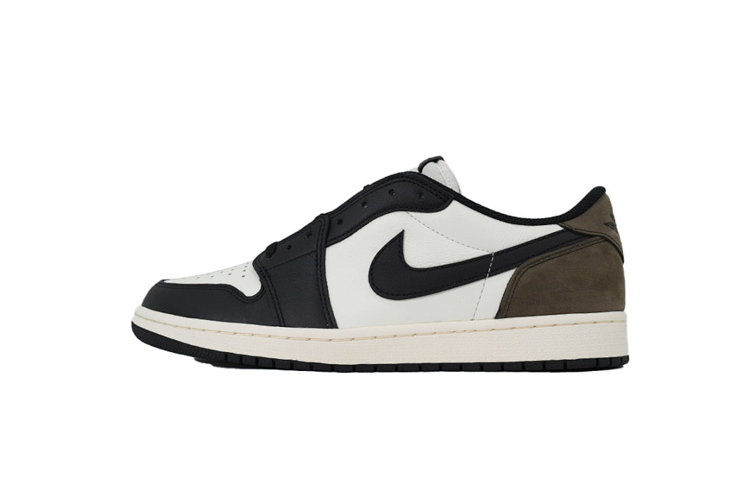 Air Jordan 1 Retro Low Basketball Sneakers Black White Brown Size US 7-US 12