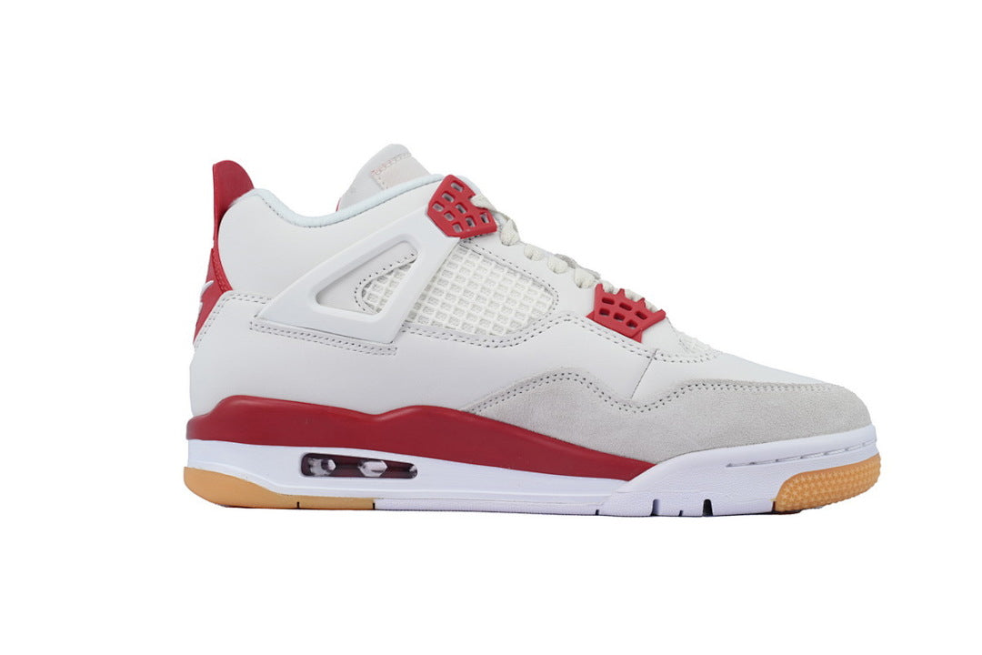 SB x Air Jordan 4 Retro SP 'Varsity Red' Basketball Shoes White Red