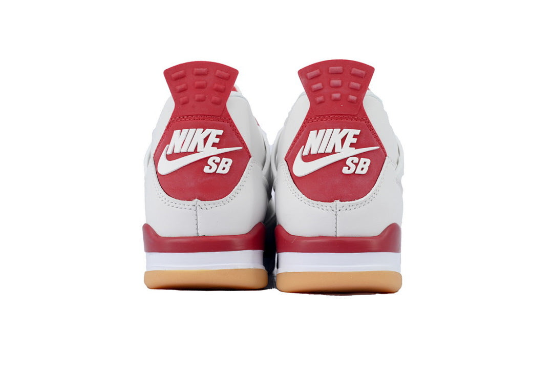 SB x Air Jordan 4 Retro SP 'Varsity Red' Basketball Shoes White Red