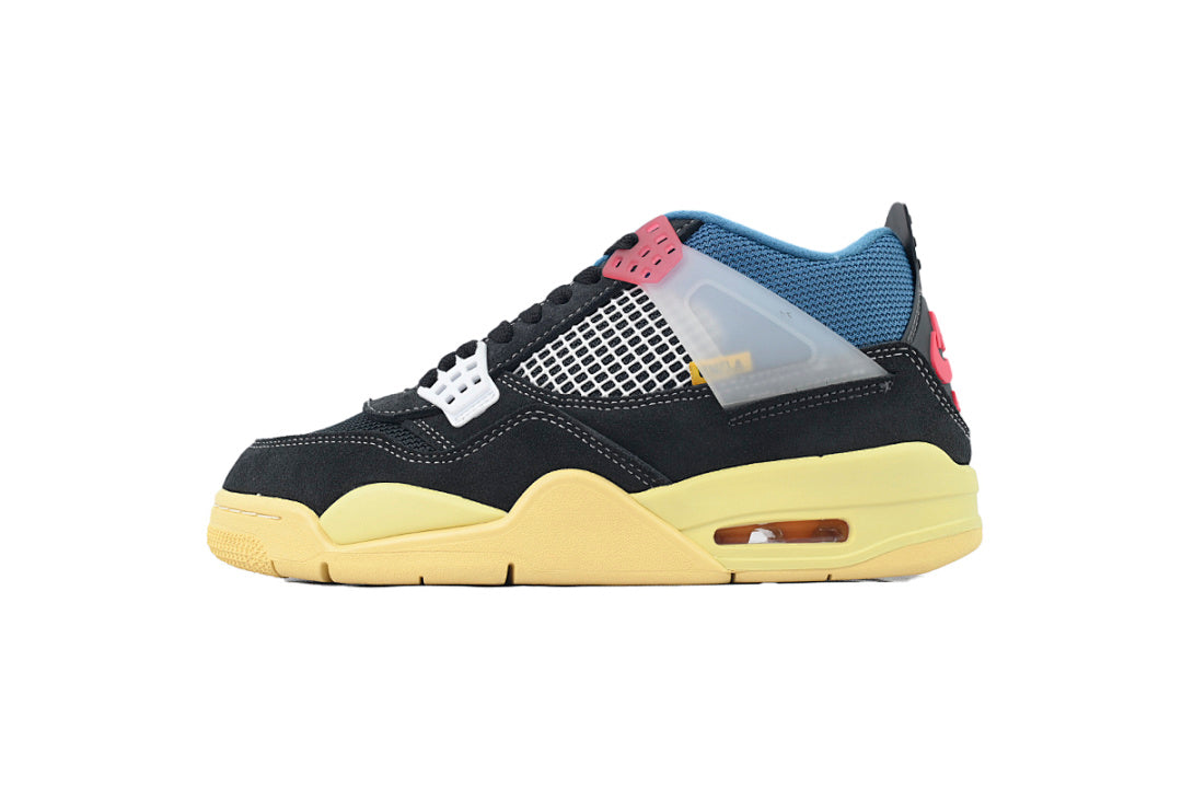 Union LA x Air Jordan 4 Retro SP Off Noir Black Basketball Shoes