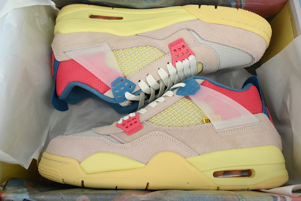 Union LA x Air Jordan 4 Retro “Guava Ice” Basketball Shoes Pink