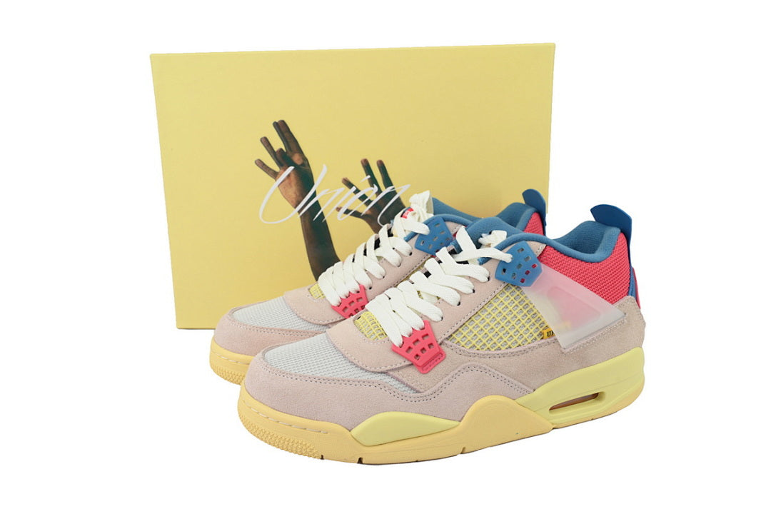 Union LA x Air Jordan 4 Retro “Guava Ice” Basketball Shoes Pink