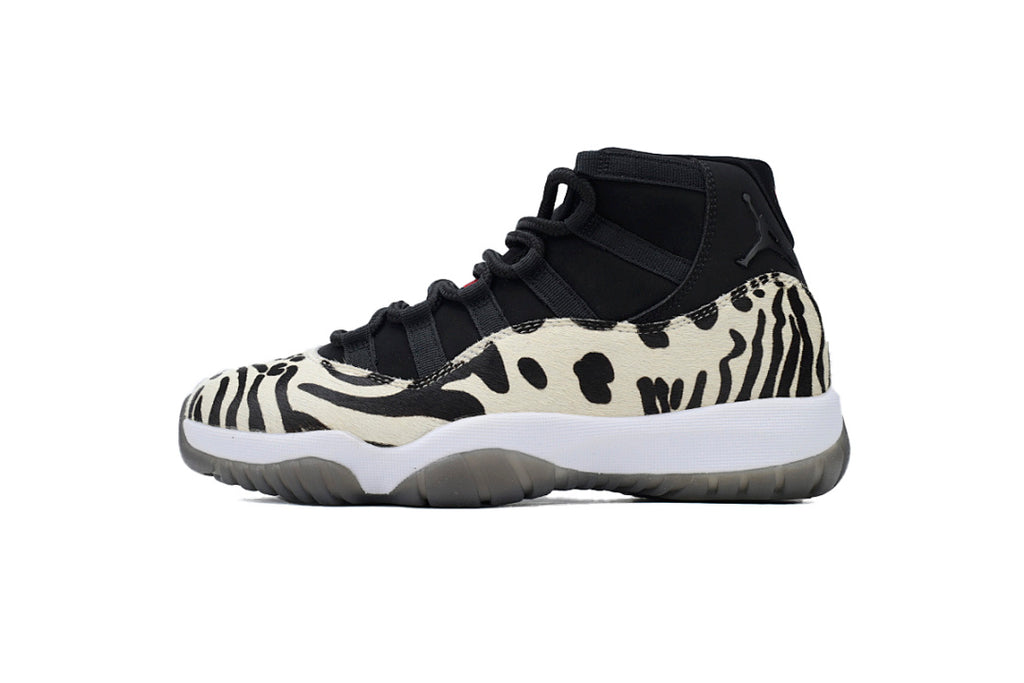 Air Jordan 11 Retro ‘Animal Instinct’ Basketball Sneakers Black White