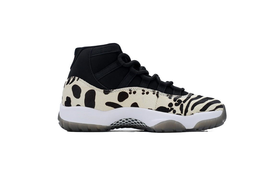 Air Jordan 11 Retro ‘Animal Instinct’ Basketball Sneakers Black White