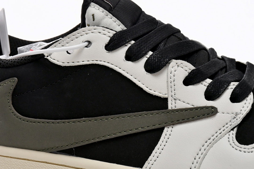 Travis Scott x Air Jordan 1 Low OG Olive Sneakers