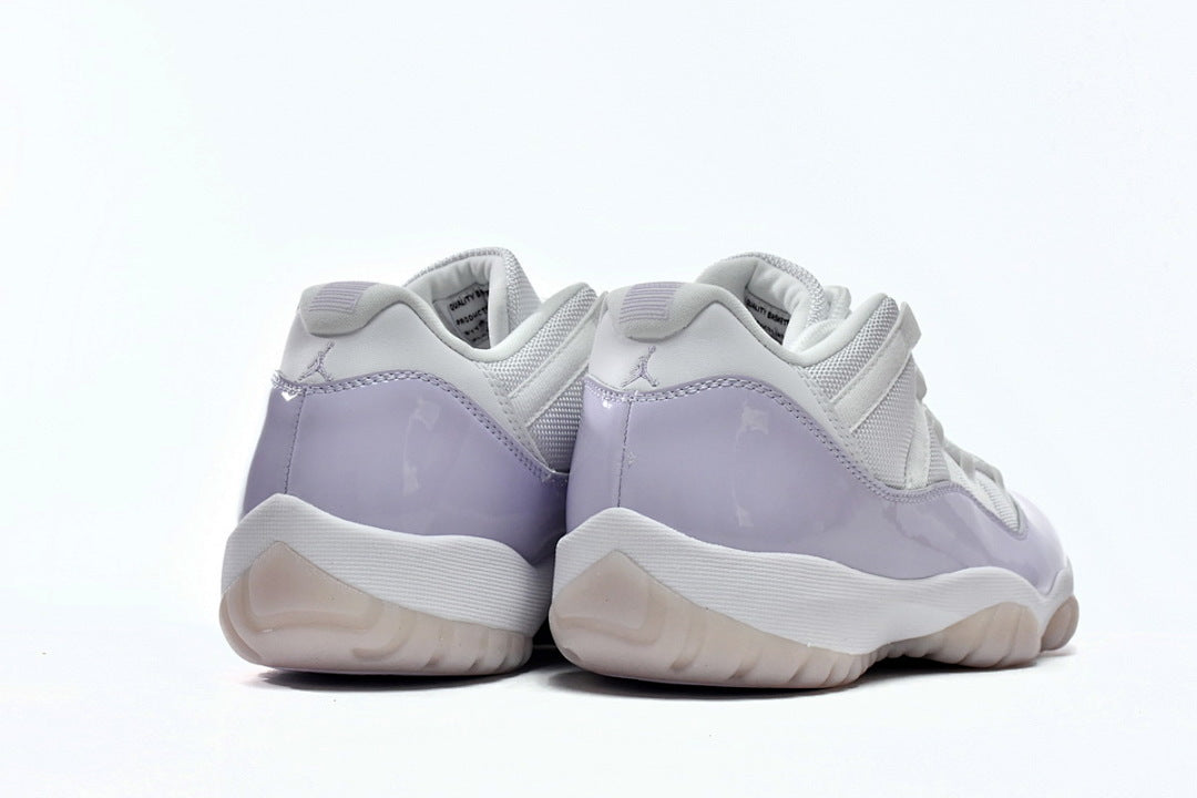 Air Jordan 11 Retro Low Pure Violet Basketball Sneakers Light Purple