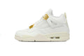 Air Jordan 4 WMNS Sail Basketball Shoes White Gold