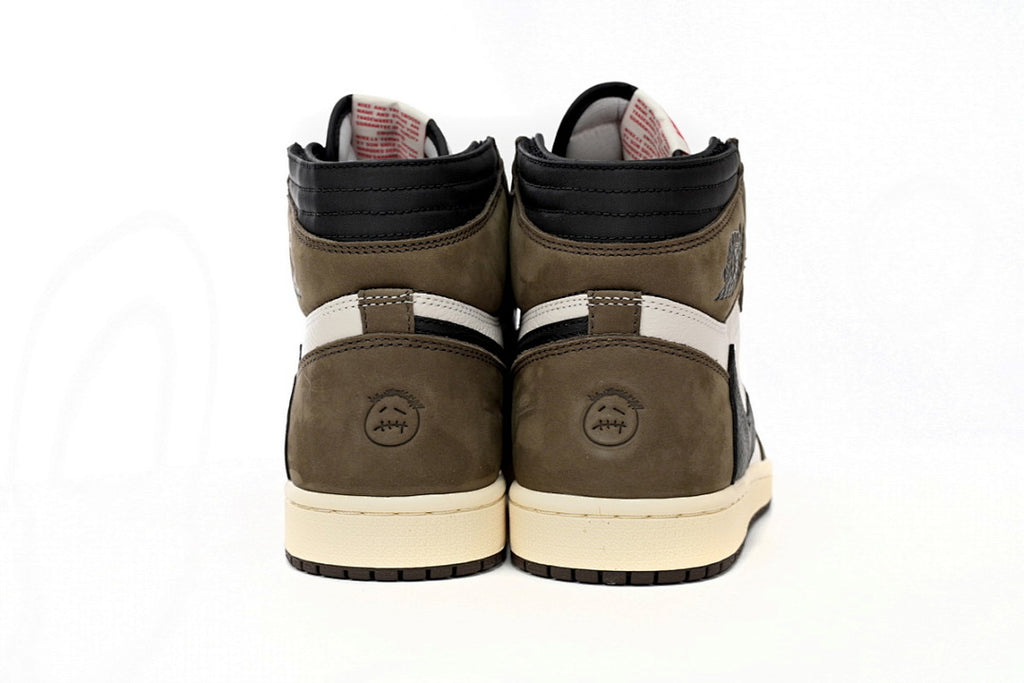 Travis Scott x Air Jordan 1 High Sneakers Black Brown