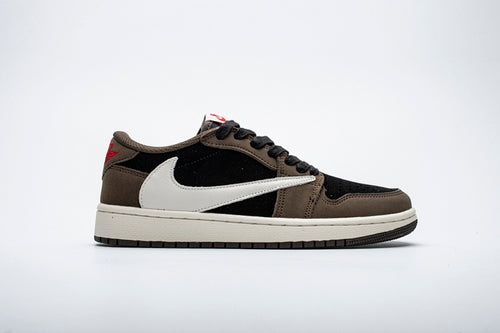 Air Jordan 1 Low “Travis Scott” Sneakers Black Brown