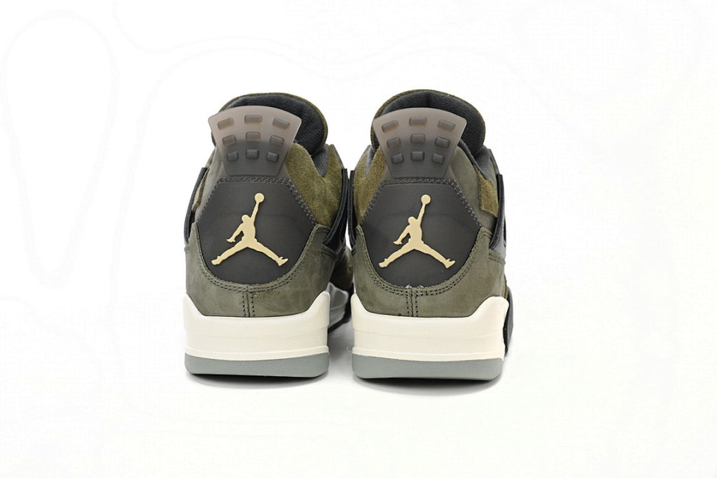 Air Jordan 4 Retro Craft “Olive” Basketball Shoes Army Green