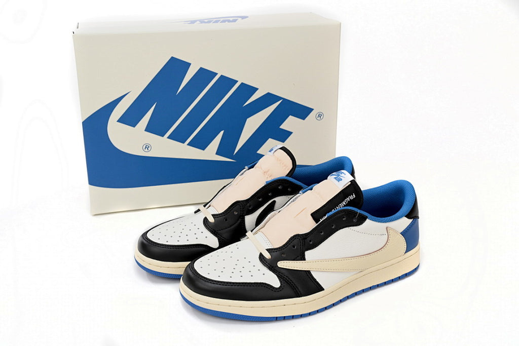 Travis Scott x Fragment Design x Air Jordan 1 Low Sneakers