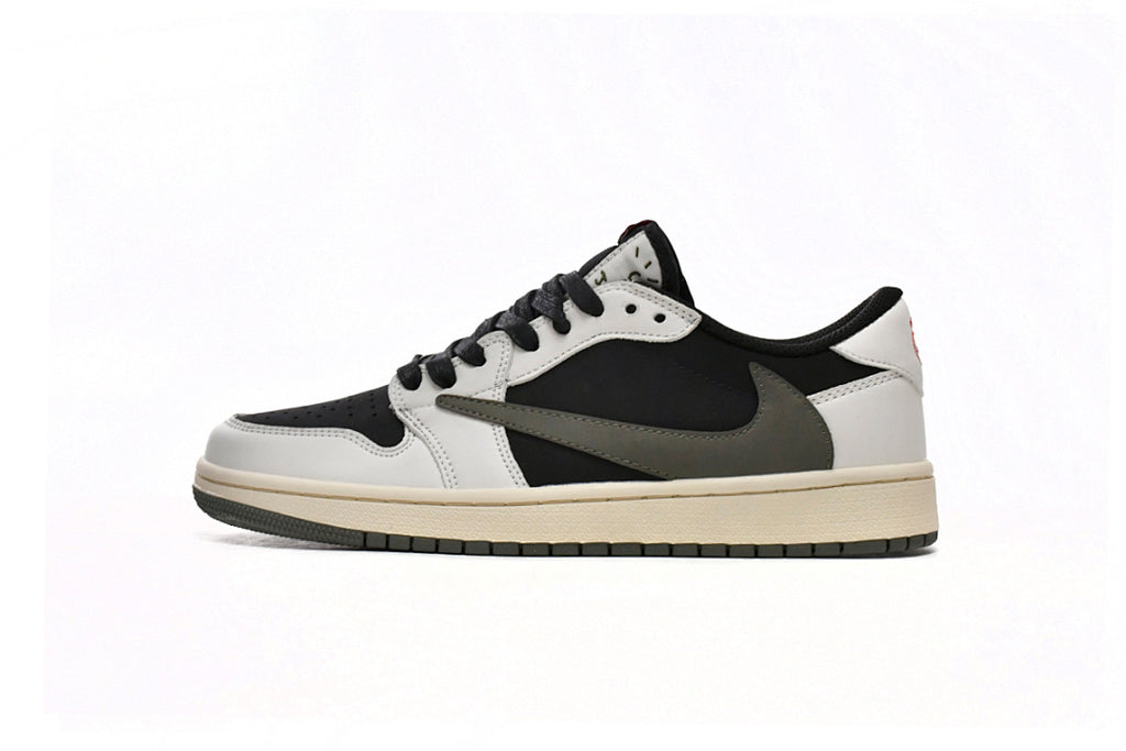 Travis Scott x Air Jordan 1 Low OG Olive Sneakers
