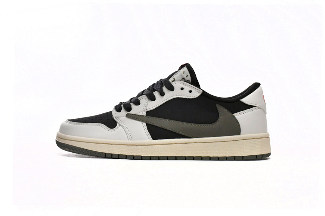 Travis Scott x Air Jordan 1 Low OG Olive Sneakers